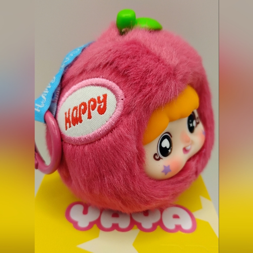 Yaya Fun Fruits Plush Toy - Pink - Picture 3 of 3